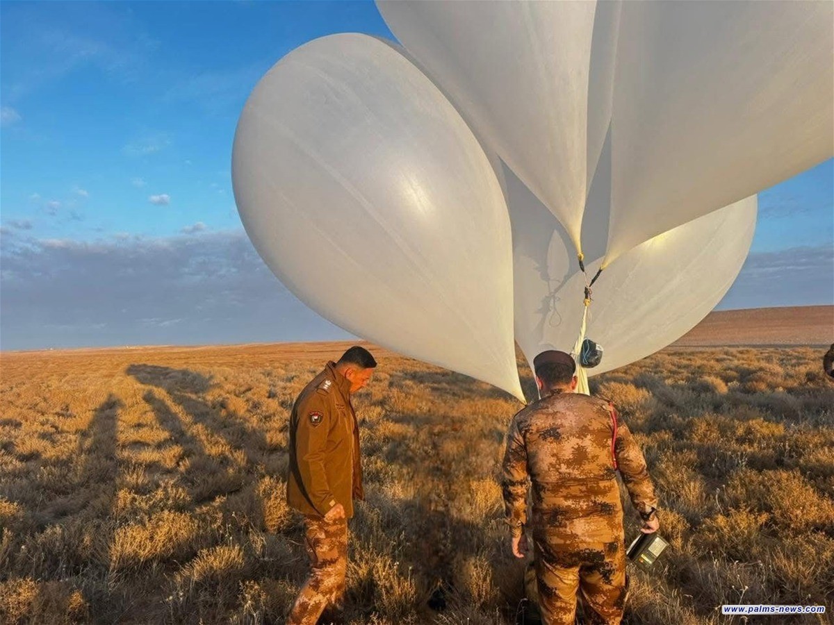 إحباط محاولة إدخال 18 كغم من المخدرات باستخدام "بالونات" على حدود الأنبار
